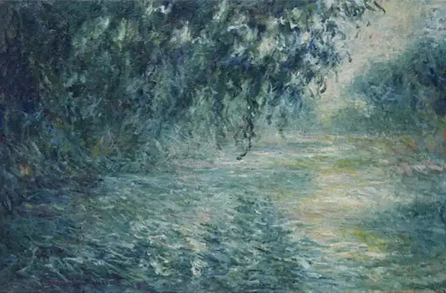 Morning On The Seine (Seine’de Sabah) - 1897 - 82 cm x 93 cm, Tuval üzerine yağlı boya