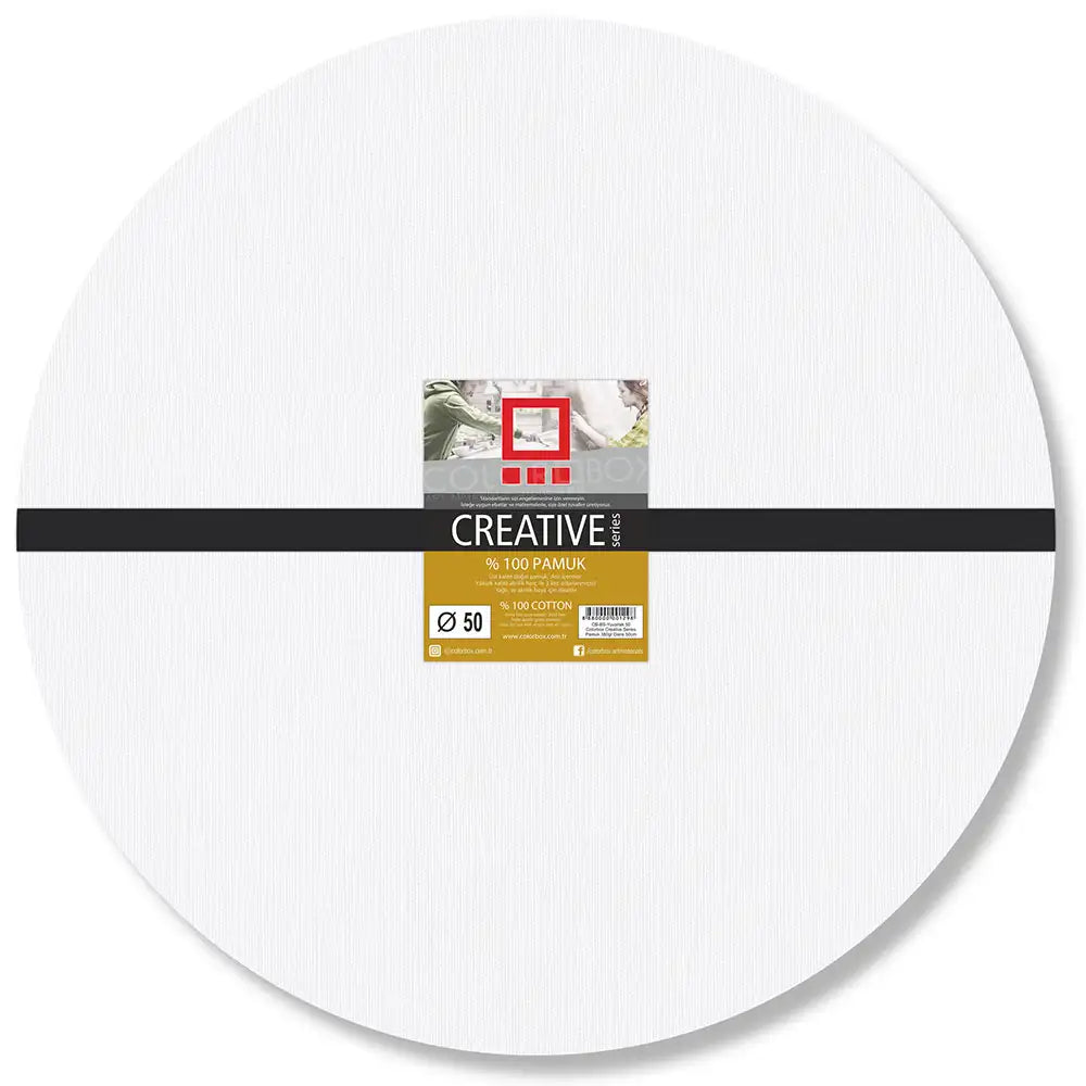 Colorbox Creative Series Pamuk 380gr Yuvarlak Tuval 50cm