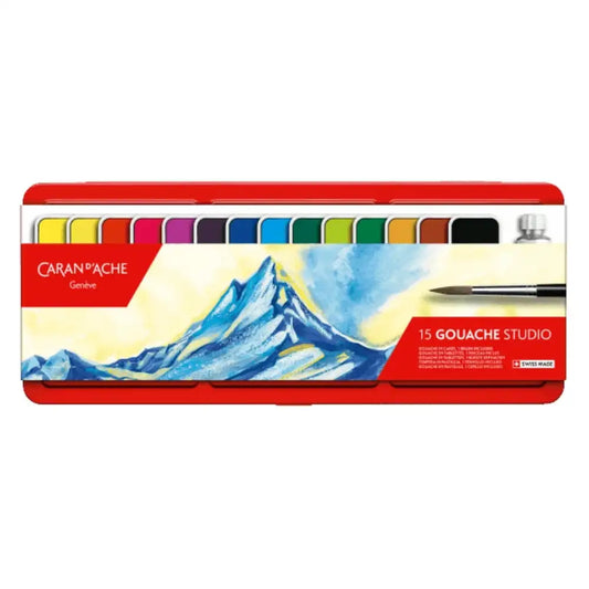 Caran d'Ache Gouache Studio 15'li Set