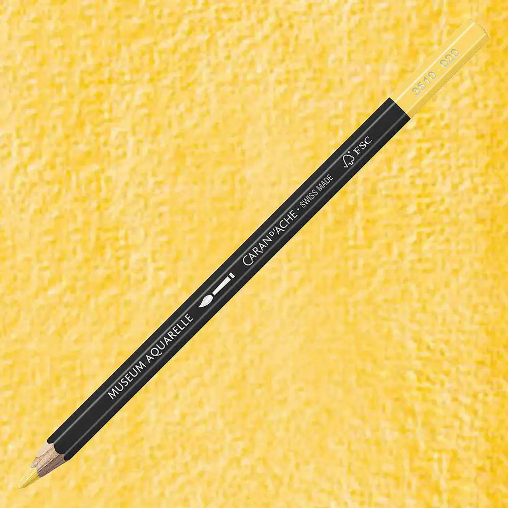 Caran d'Ache Museum Aquarelle Golden Yellow 020