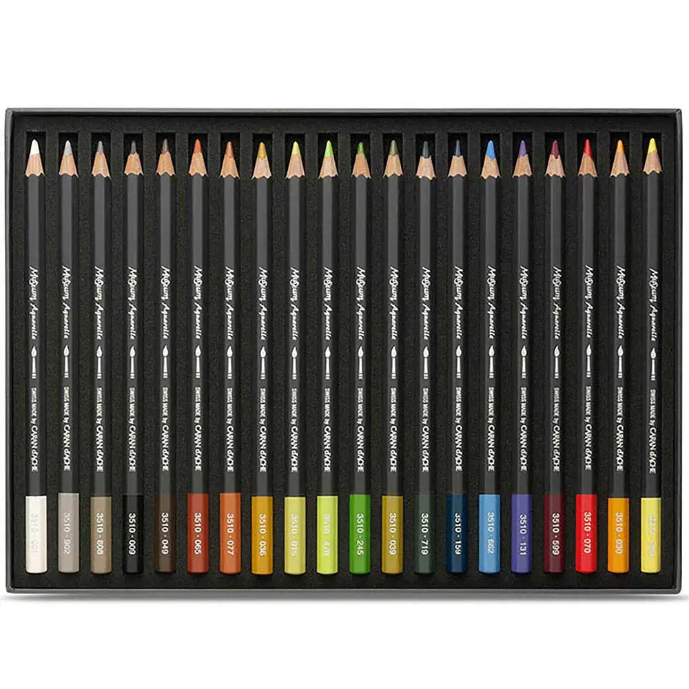 Caran d'Ache Museum Aquarelle 20'li Set (Peyzaj) (Sulu Boya Kalemi)