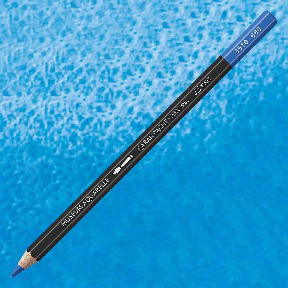 Caran d'Ache Museum Aquarelle Middle Cobalt Blue 660