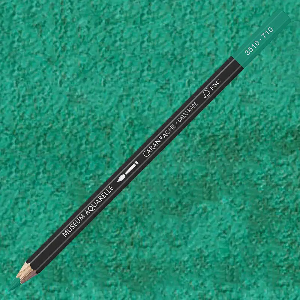 Caran d'Ache Museum Aquarelle Phthalocyanine Green 710