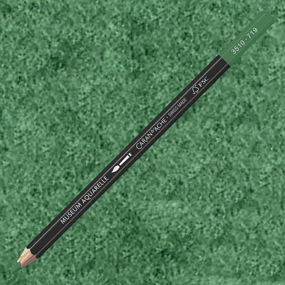 Caran d'Ache Museum Aquarelle Dark Phthalocyanine Green 719