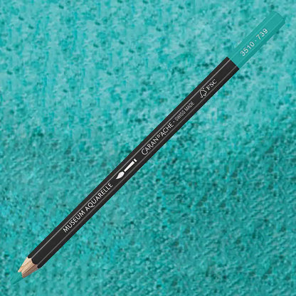 Caran d'Ache Museum Aquarelle Dark Sap Green 739