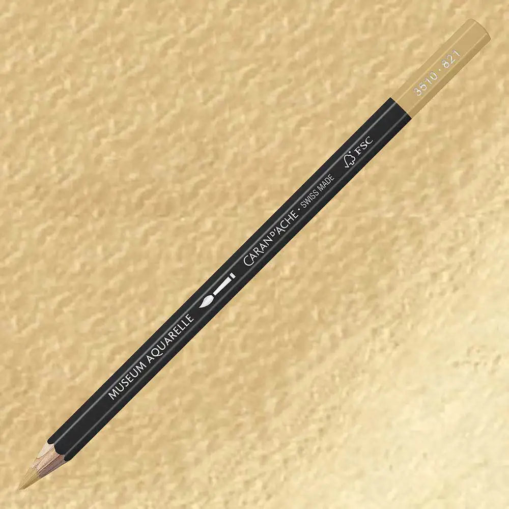 Caran d'Ache Museum Aquarelle Naples Ochre 821