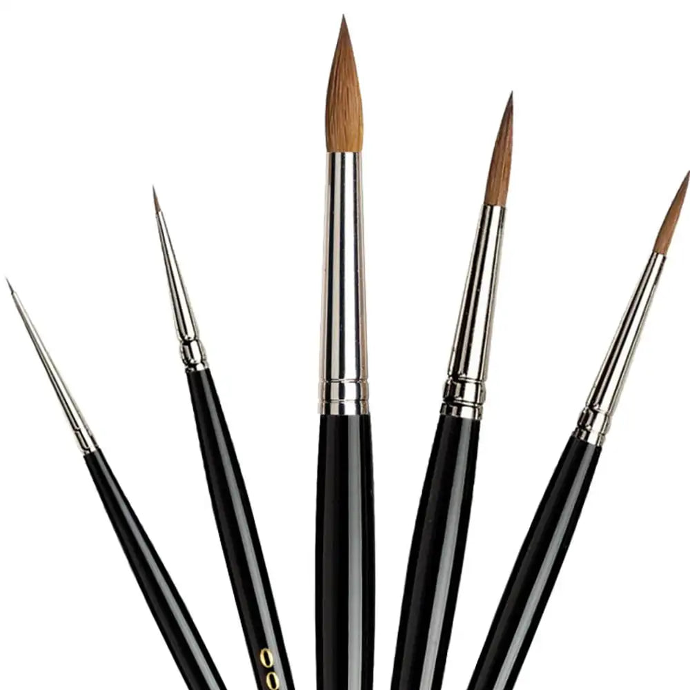 da Vinci Maestro 10 Serisi Tobolsky Kolinsky Sable Kısa Saplı Samur Yuvarlak Fırça No:1