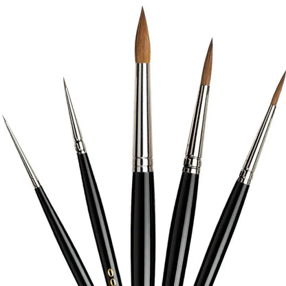 da Vinci Maestro 10 Serisi Tobolsky Kolinsky Sable Kısa Saplı Samur Yuvarlak Fırça No:1