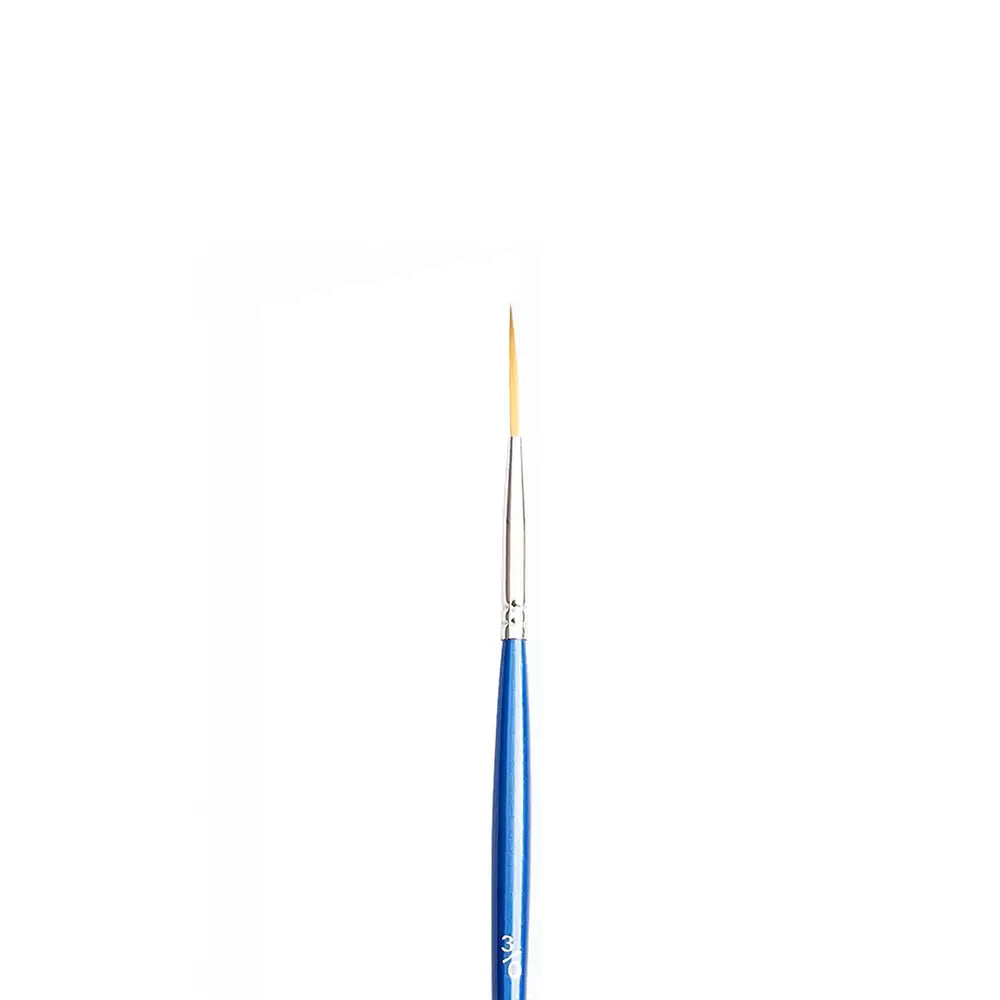 Pebeo 333 Serisi Kısa Saplı Sentetik Yuvarlak Fırça N:3/0