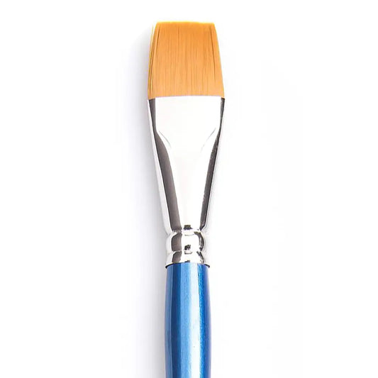 Pebeo 666 Serisi Kısa Saplı Sentetik Düz Kesik Fırça N:3/4