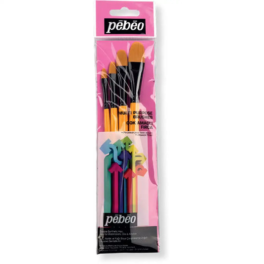 Pebeo Fırça Seti 11 4'lü Kedi Dili Uç