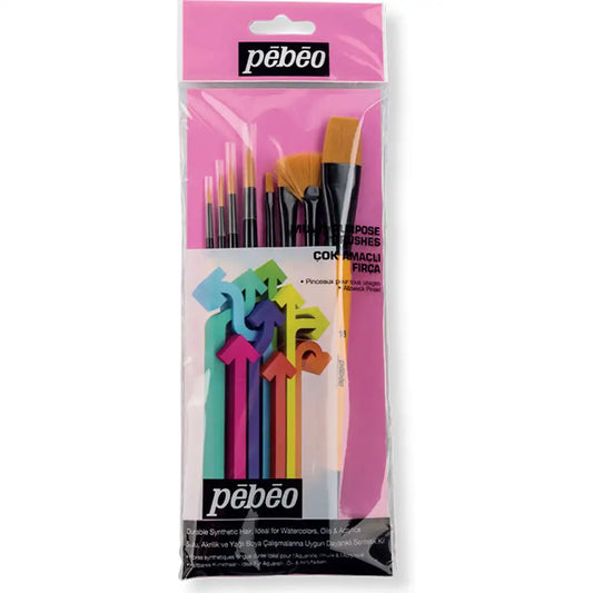 Pebeo Fırça Seti 4 8'li Karışık Uç