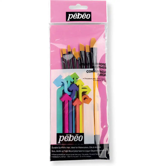 Pebeo Fırça Seti 7 8'li Karışık Uç
