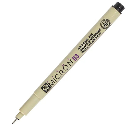 Sakura Pigma Micron 03 Siyah 0.35mm