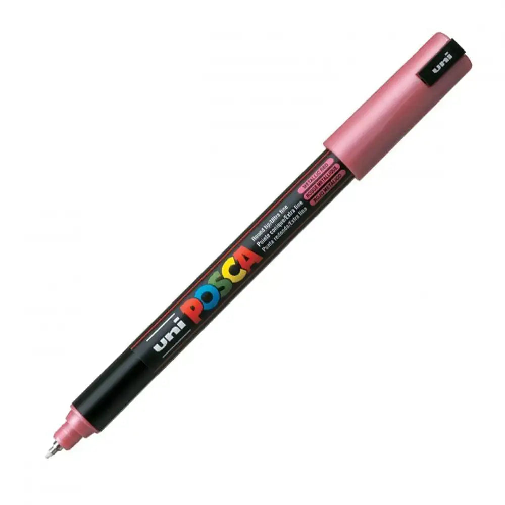 Uni Posca PC-1MR (0.7mm) Metalik Kırmızı