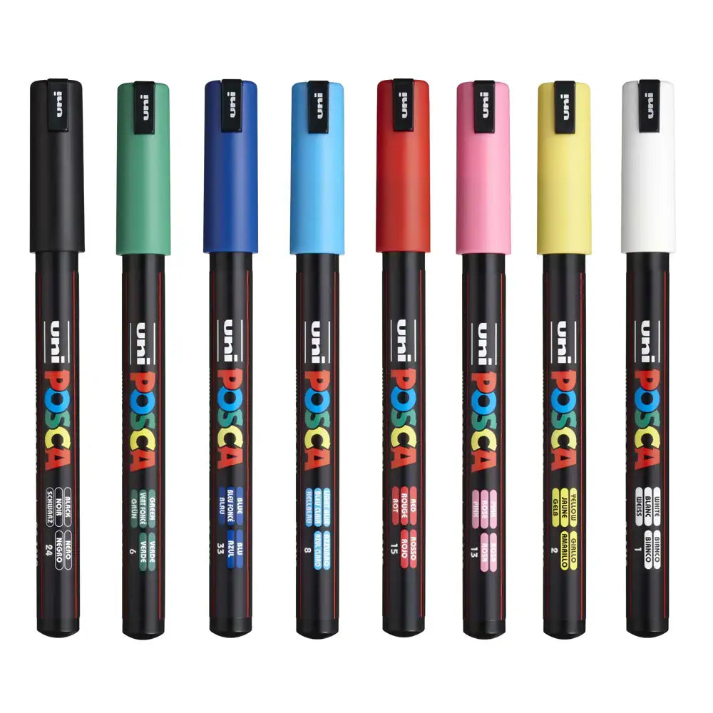 Uni Posca PC-1MR (0.7mm) Metalik Mavi