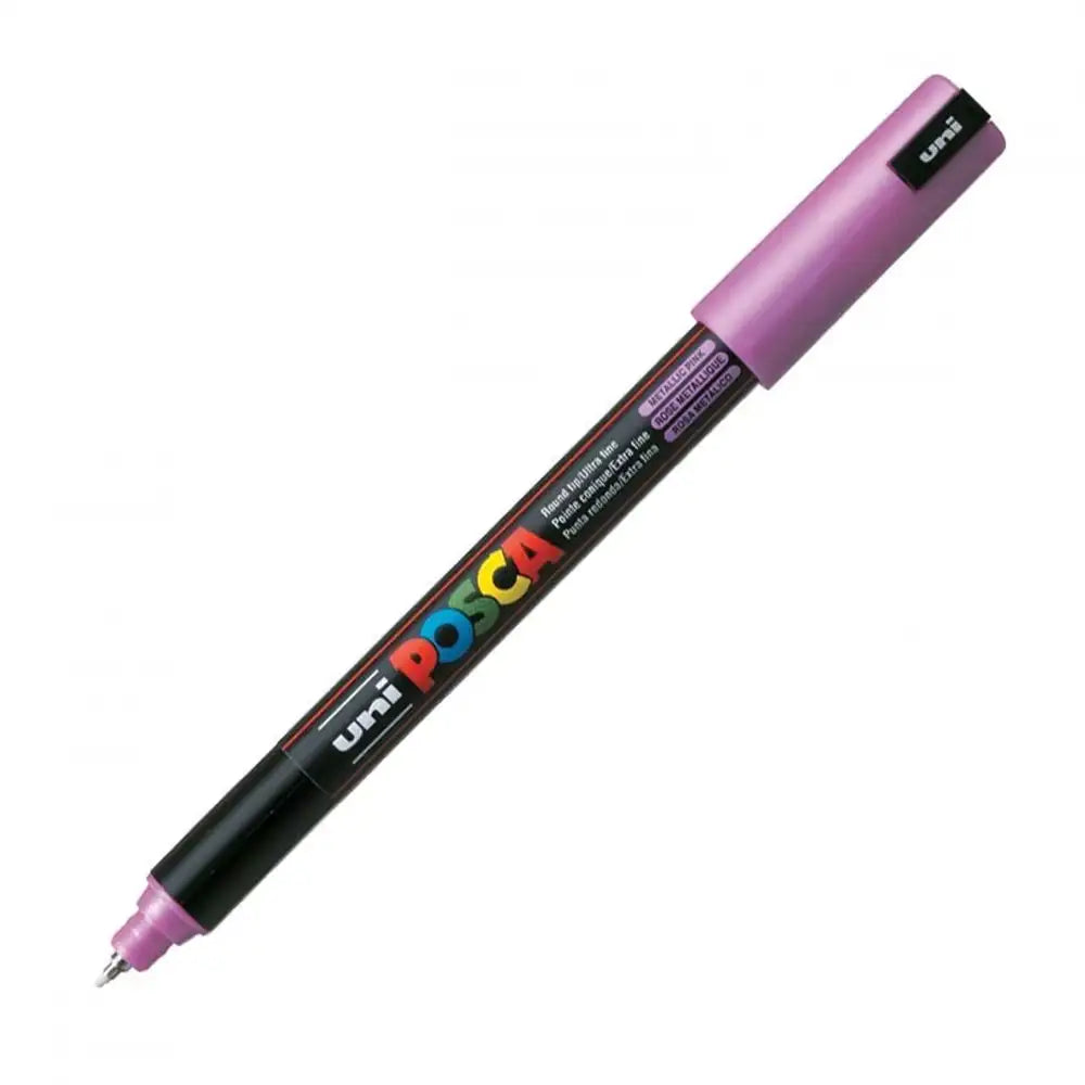 Uni Posca PC-1MR (0.7mm) Metalik Pembe
