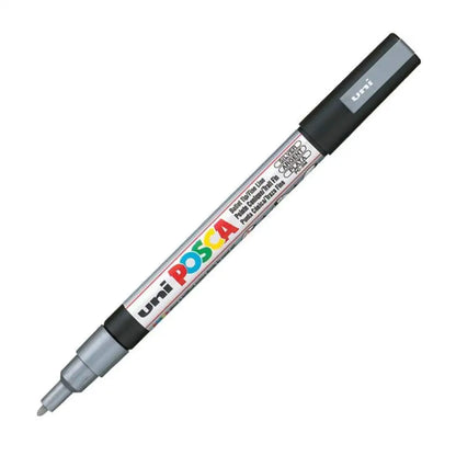 Uni Posca PC-3M (0.9-1.3mm) Gümüş