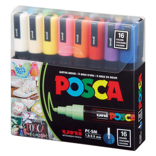 Uni Posca PC-5M (1.8-2.5mm) 16'lı