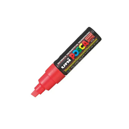 Uni Posca PC-8K (8mm) Fosforlu Kırmızı