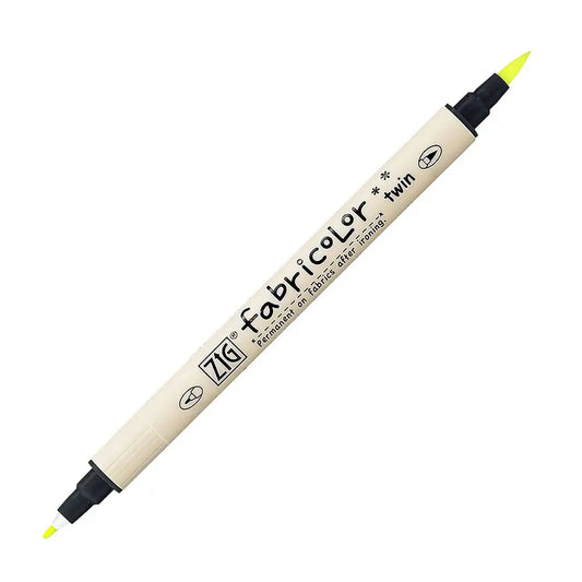 Zig Fabricolor Twin Kumaş Kalemi 001 Fluorescent Yellow