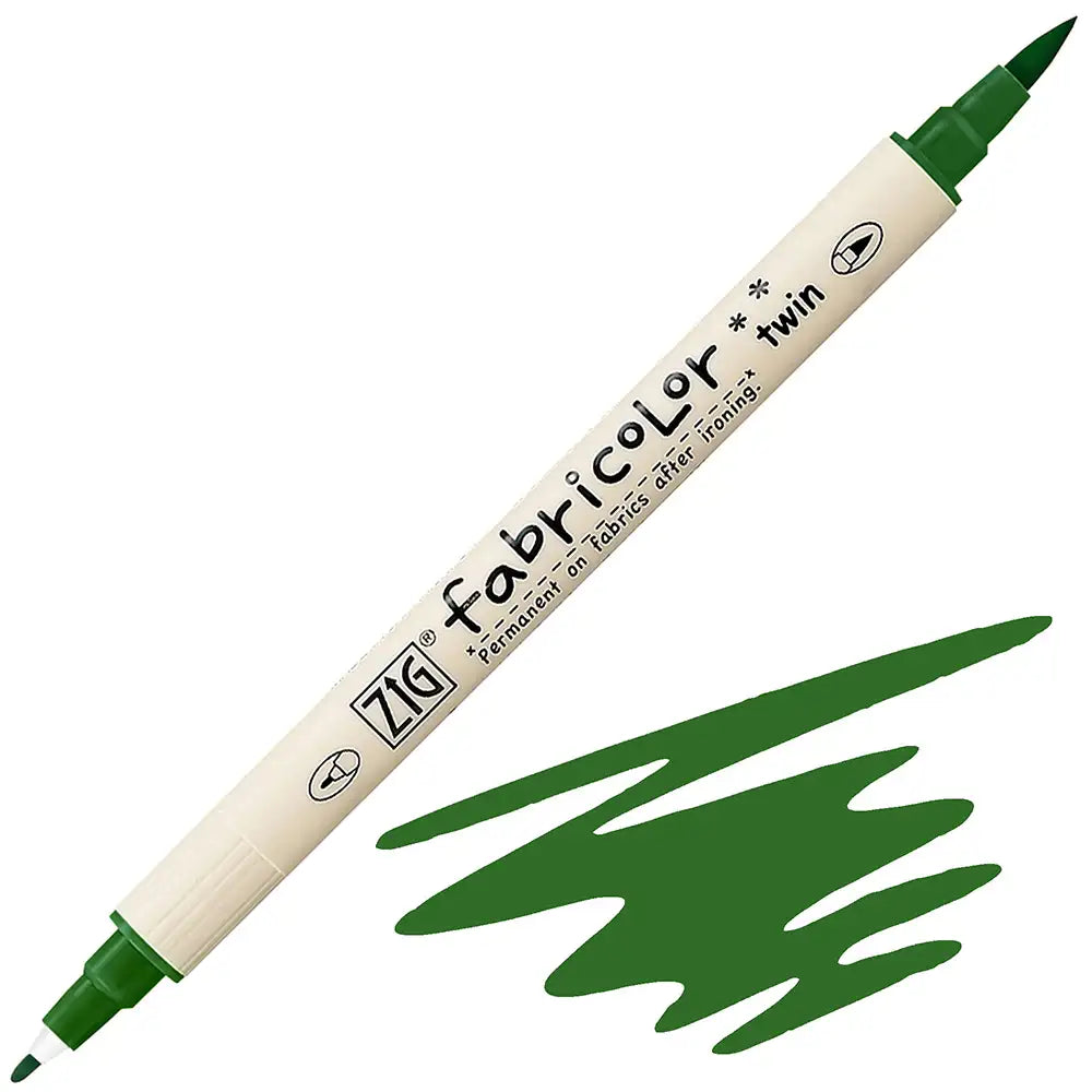 Zig Fabricolor Twin Kumaş Kalemi 040 Green