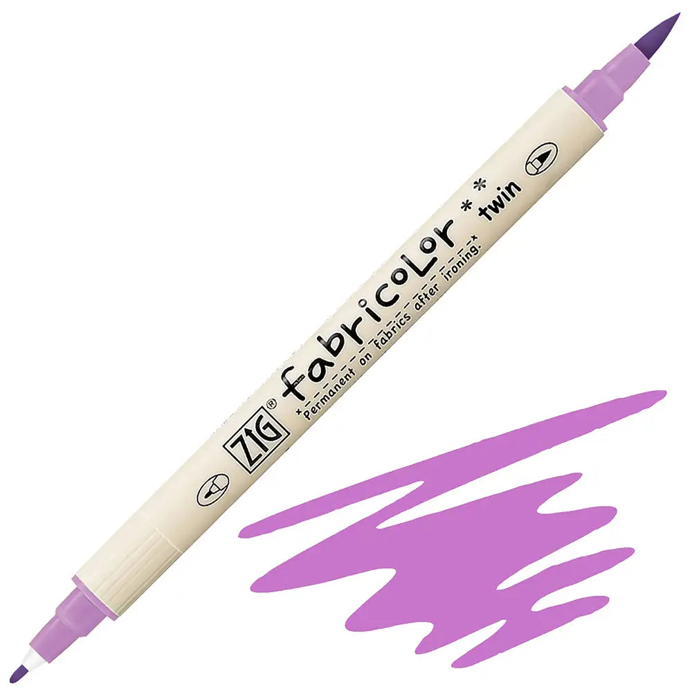 Zig Fabricolor Twin Kumaş Kalemi 081 Light Violet