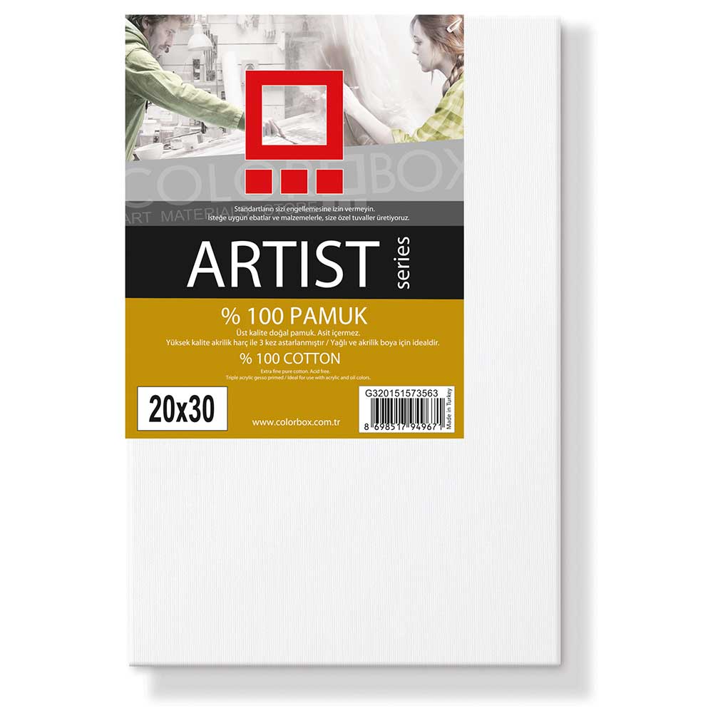Colorbox Artist Series Pamuk 420gr Tuval (20x30cm)