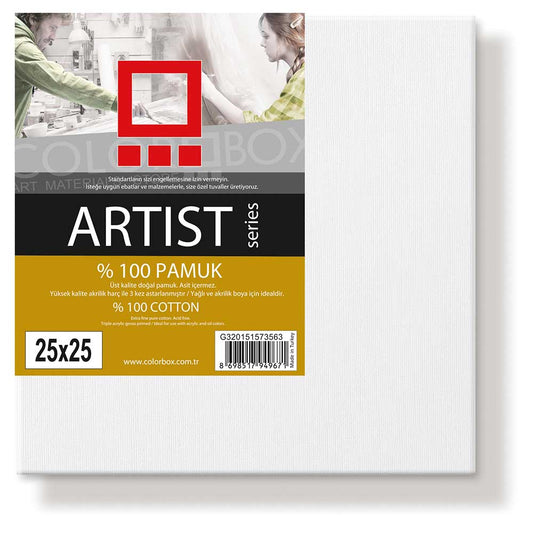 Colorbox Artist Series Pamuk 420gr Tuval (25x25cm)