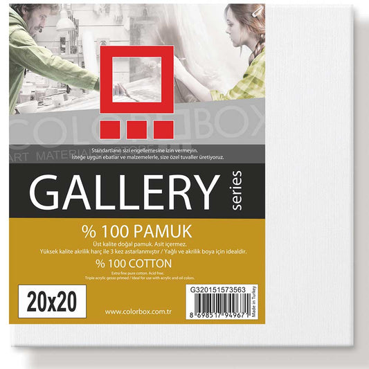 Colorbox Gallery Series Pamuk 420gr Tuval (20x20cm)