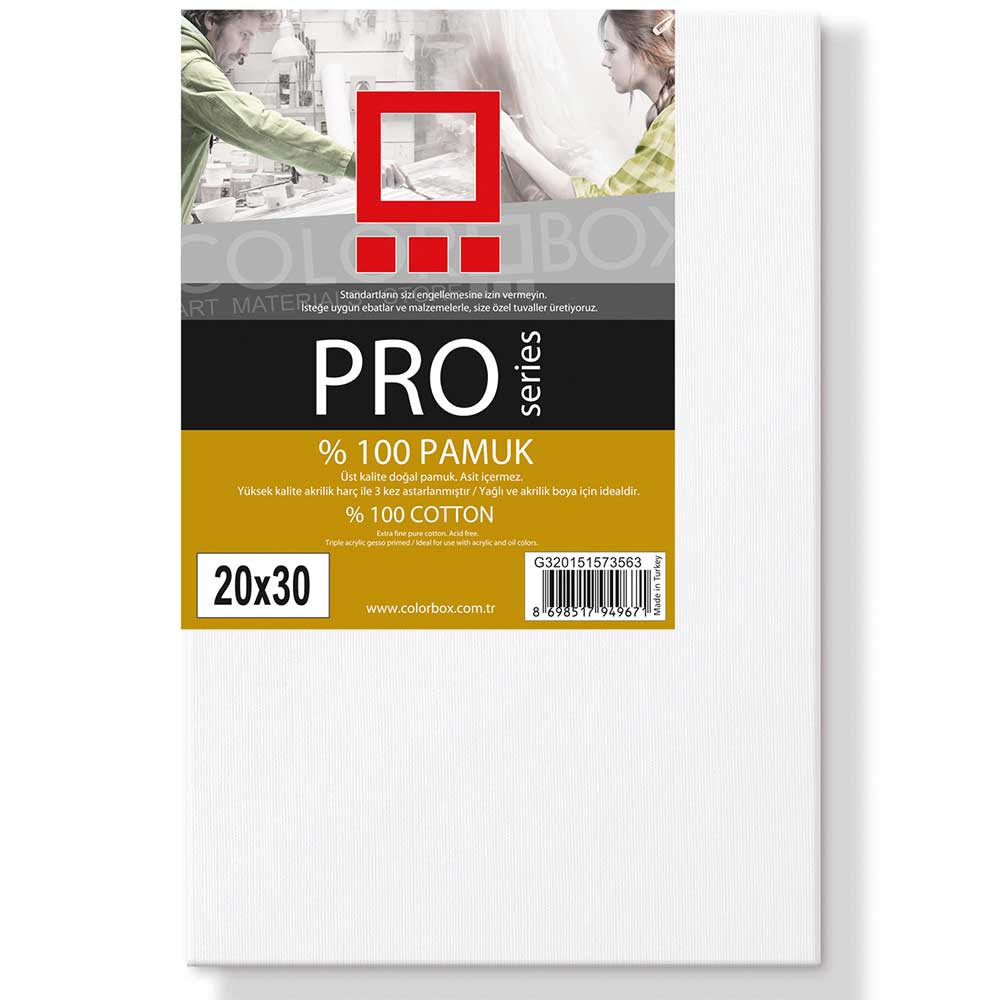 Colorbox Pro Series Pamuk 420gr Tuval (20x30cm)