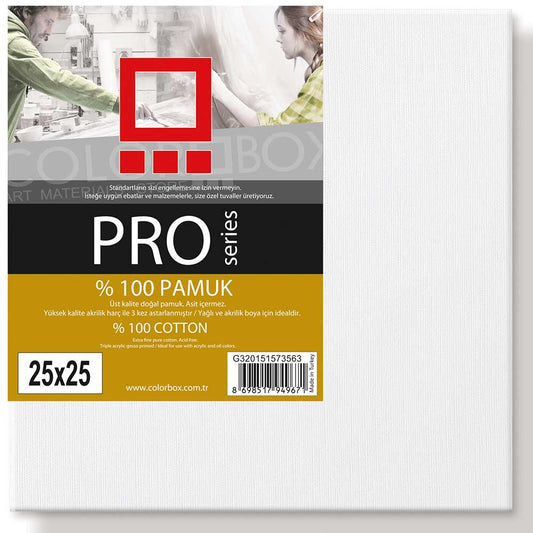 Colorbox Pro Series Pamuk 420gr Tuval (25x25cm)