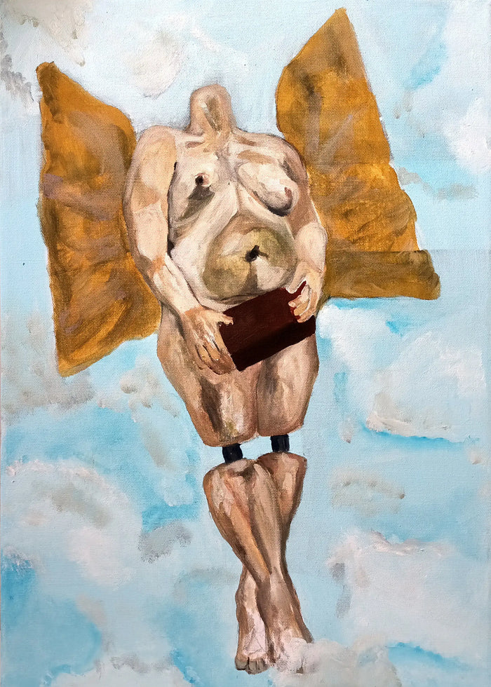 İsimsiz - 2023 - Tuval üzerine yağlı boya, 35 cm x 50 cm