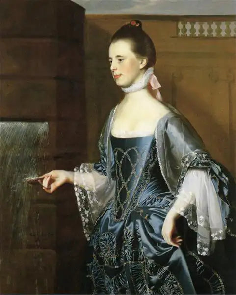 Mrs. Daniel Sargent (Mary Turner Sargent) - 1763 - 101.09 x 125.73 cm, Tuval üzerine yağlı boya