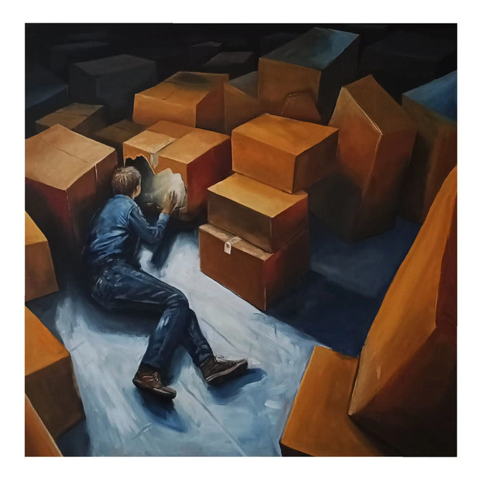 Kutudan Pencereler - 2024 - T.Ü.A.B, 80 x 80 cm