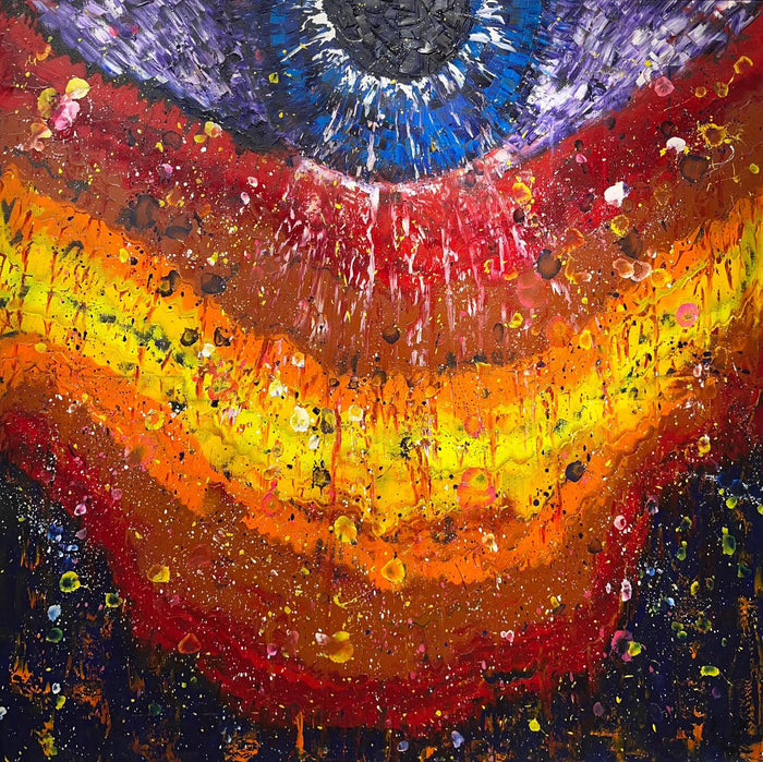 Gözden Düşenler - 2024 - Tuval üzerine yağlı boya, 120 x 120 cm