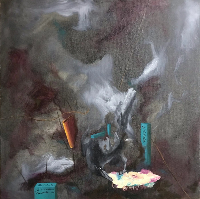 Hera - 2023 - Tuval üzerine yağlı boya, 40 x 40 cm