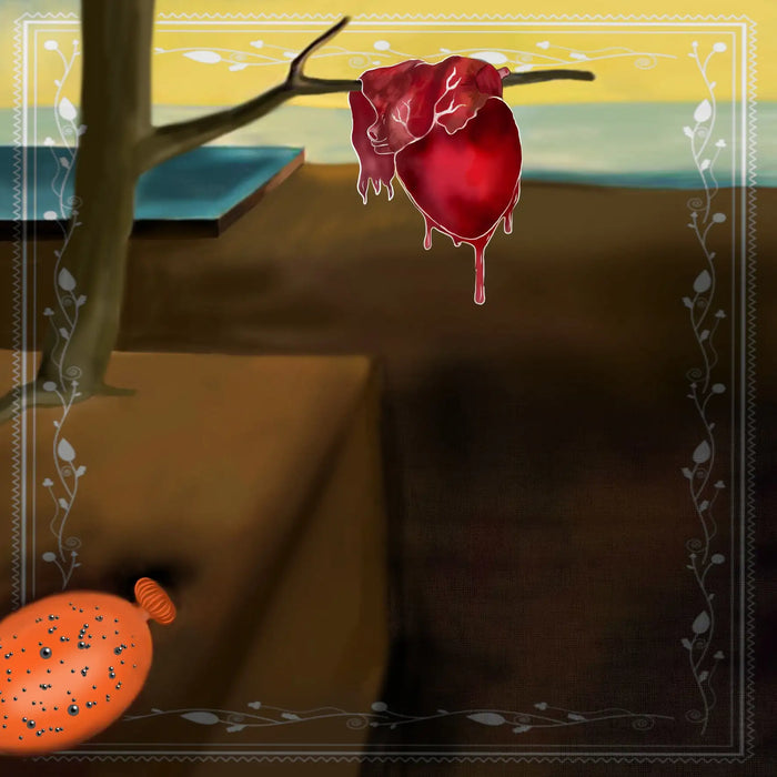 Kalp Erir Aşk Olur - 2023 - Dijital Çizim, 1080 x 1080 pixel