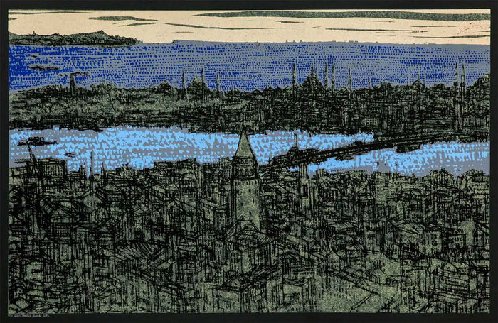 İstanbul - Galata - 2014 - Baskı, 70 x 100 cm