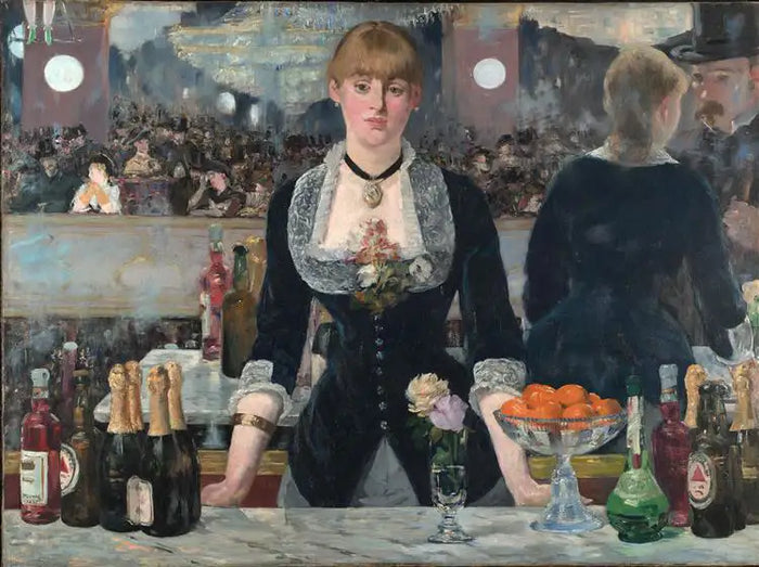 Folies-Bergère'deki Bar - 1882; Paris, Fransa - 96 x 130 cm, Tuval üzerine yağlı boya
