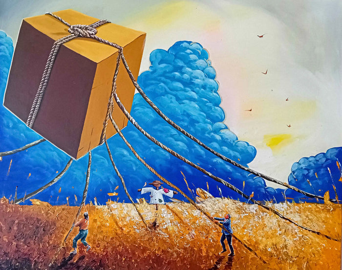 Birlikte - 2024 - T.Ü.A.B, 80 x 80 cm