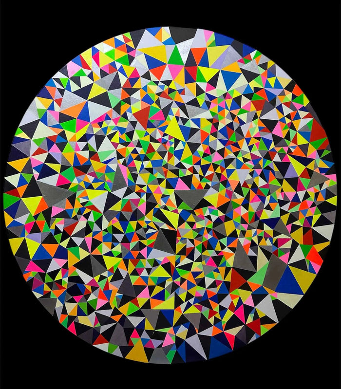 İsimsiz (Untitled) - 2025 - 110 Çap, Tuval Üzerine Akrilik Boya