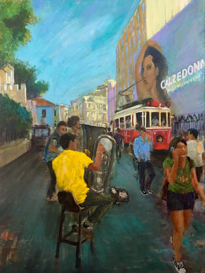 O - 2016 - Tuval üzerine akrilik boya, 80 x 70 cm