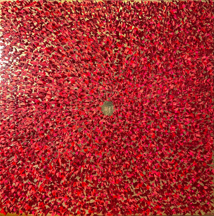 Vuslat-Şeb-i Aruz - 2021 - Tuval üzerine yağlı boya, 150 x 150 cm