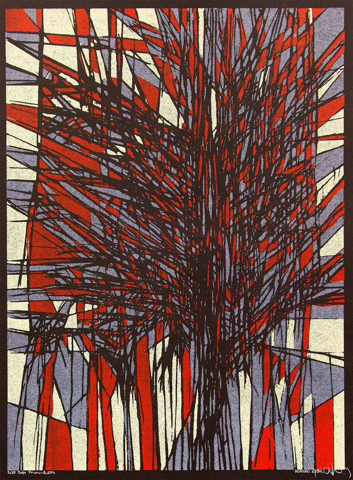 Doğa Yorumu - 2014 - Serigrafi Baskı