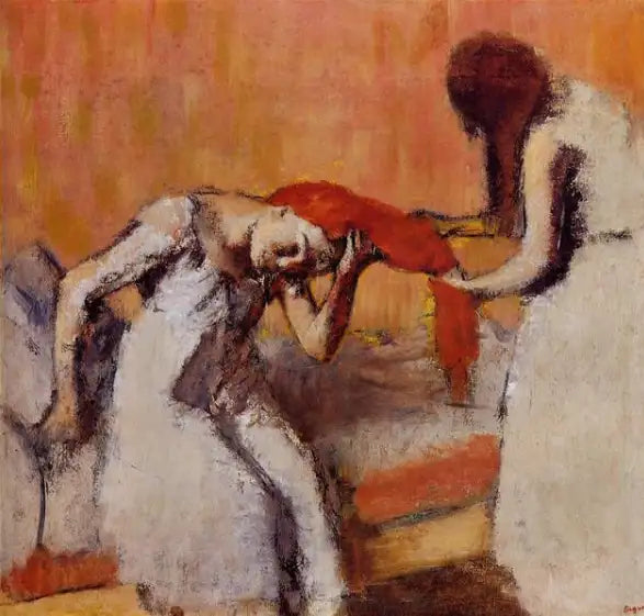 Combing the Hair - 1896 - 1900 - Tuval üzerine yağlı boya; National Gallery, Oslo, Norway