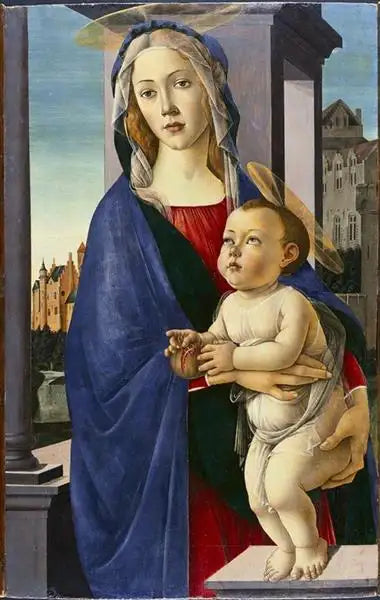 The Virgin and the Child (Madonna col Bambino / Meryem ve Çocuk İsa) - c.1490 - 89 x 56 cm, Yağlı bo