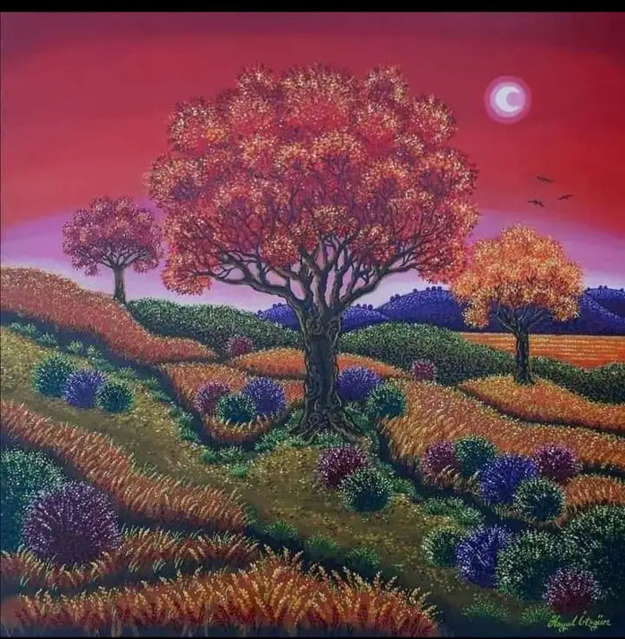 Bahar Serisi -  - Tuval üzerine yağlı boya, 60 x 60 cm