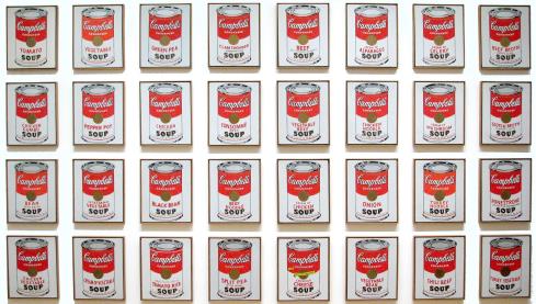Andy Warhol, Campbell's Soup Cans (1962)