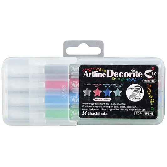 Artline Decorite Coloring Marker Boyama Kalemi 4'lü Set No:3